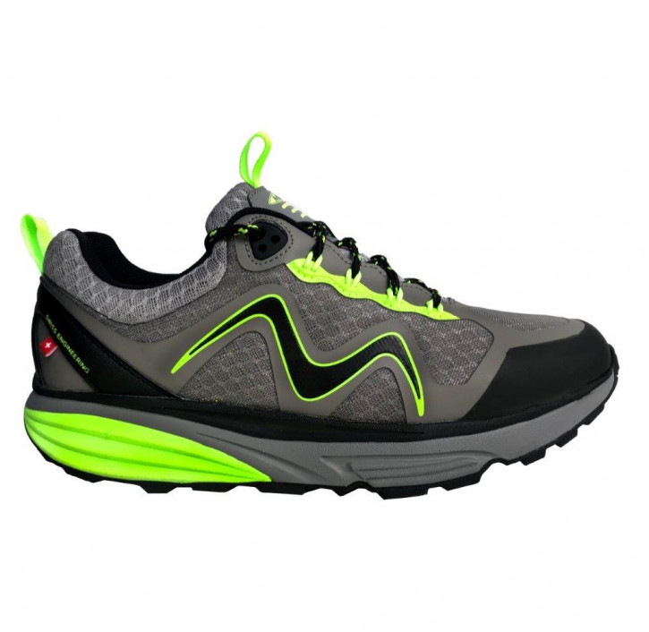 Tevo WP Lace UP M Grey/Lime Green MBT Schuhe